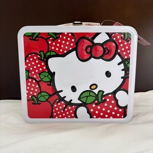 Hello Kitty Red and White Polka Dots Tin Box